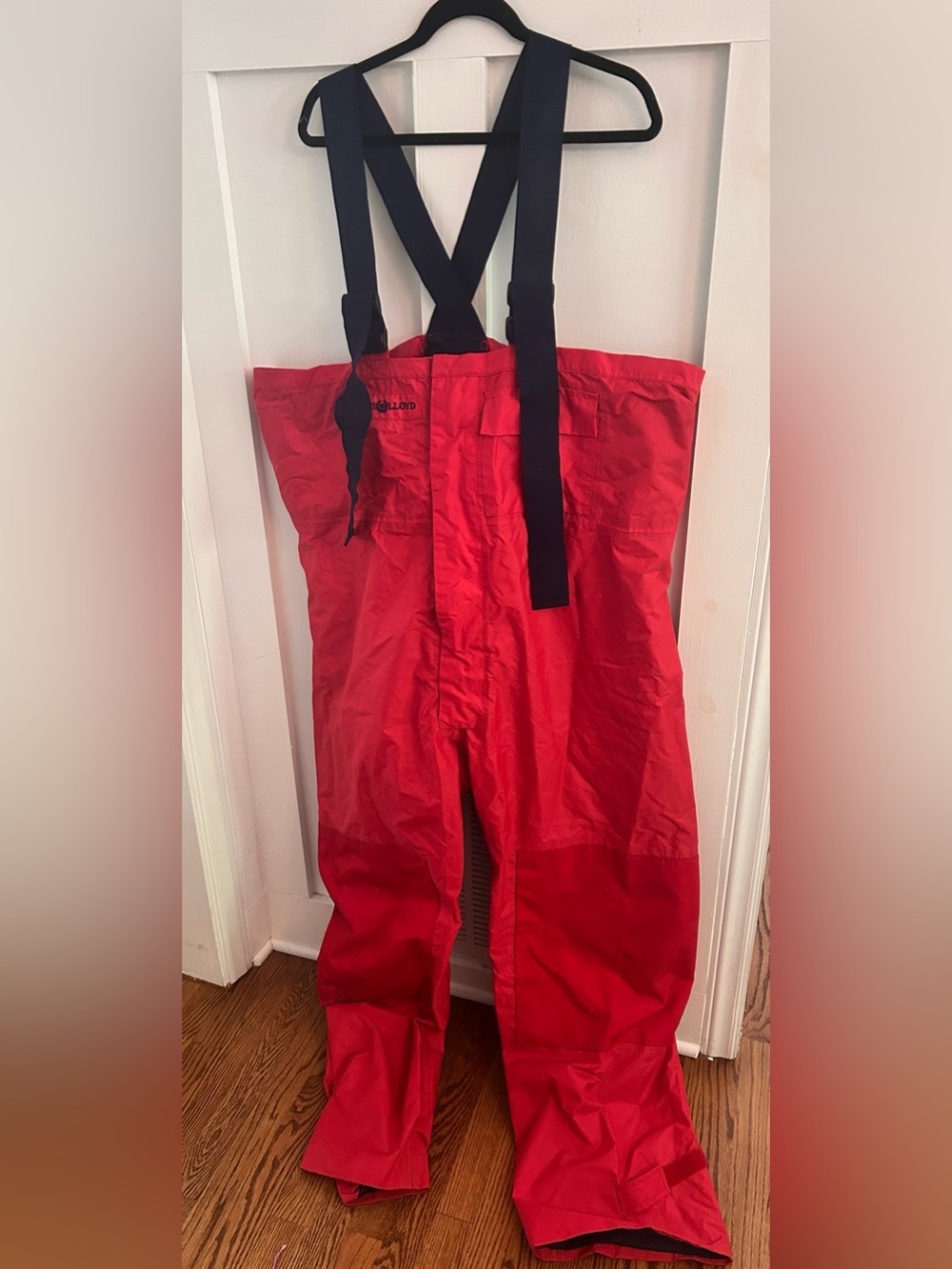 Henri Lloyd Offshore Sailing Bib overall Pants XXL Red Waterproof